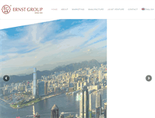 Tablet Screenshot of ernst-group.hk